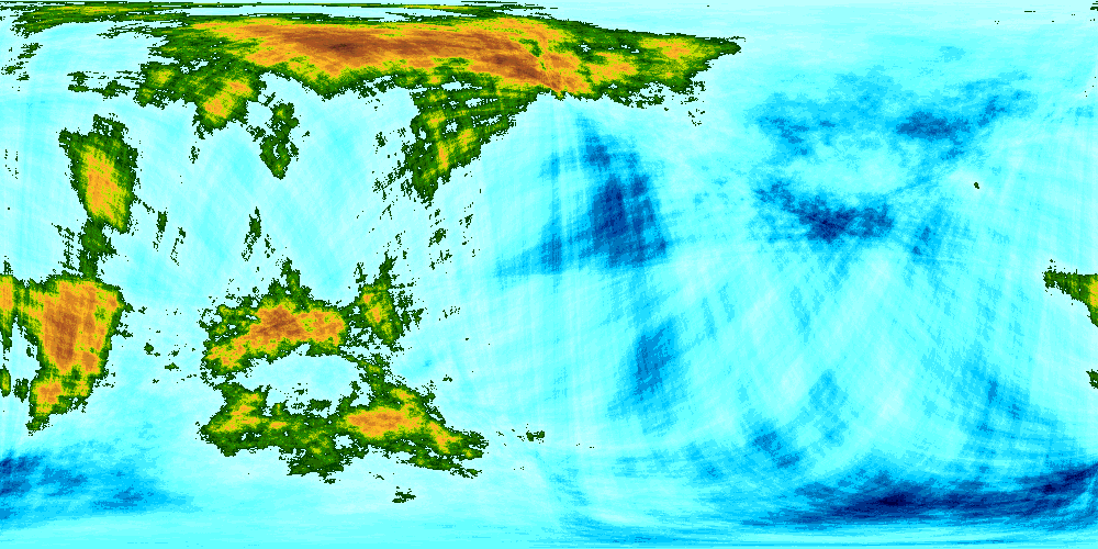 Contour map of Gu-Pu-Kra
