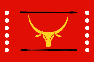 The flag of the Maasai Federation