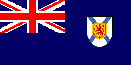 The flag of Nova Scotia