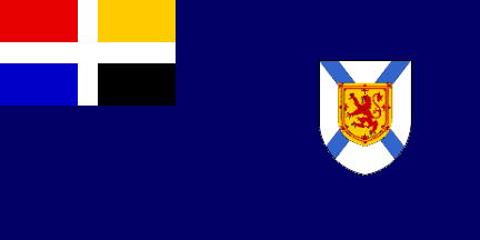 The flag of Nova Scotia
