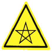 Magical Hazard Warning Symbol