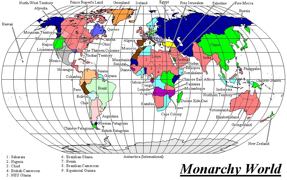 Map of Monarchy World
