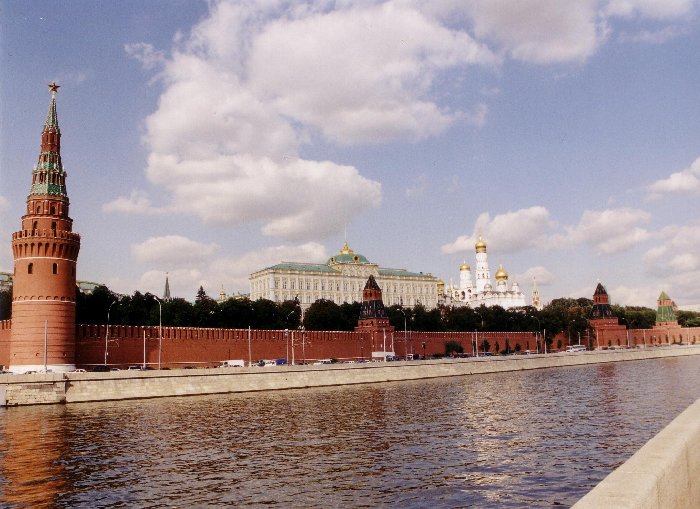 The Kremlin from across the Moscow River