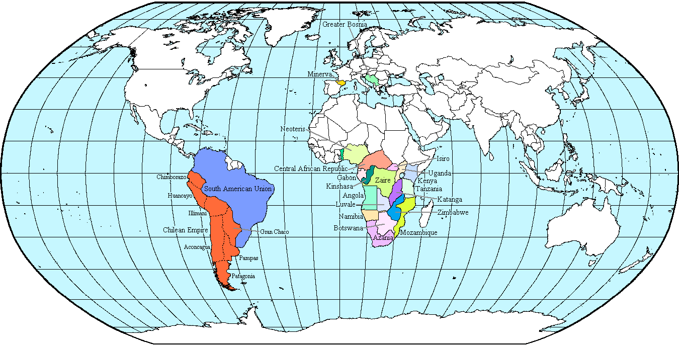 Map of the Overman 1994 World