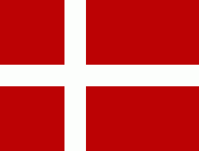 The flag of the Kingdom of Denmark-Norway