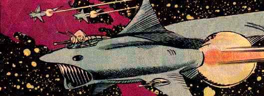 Brood shark-ship; from Uncanny X-Men #164