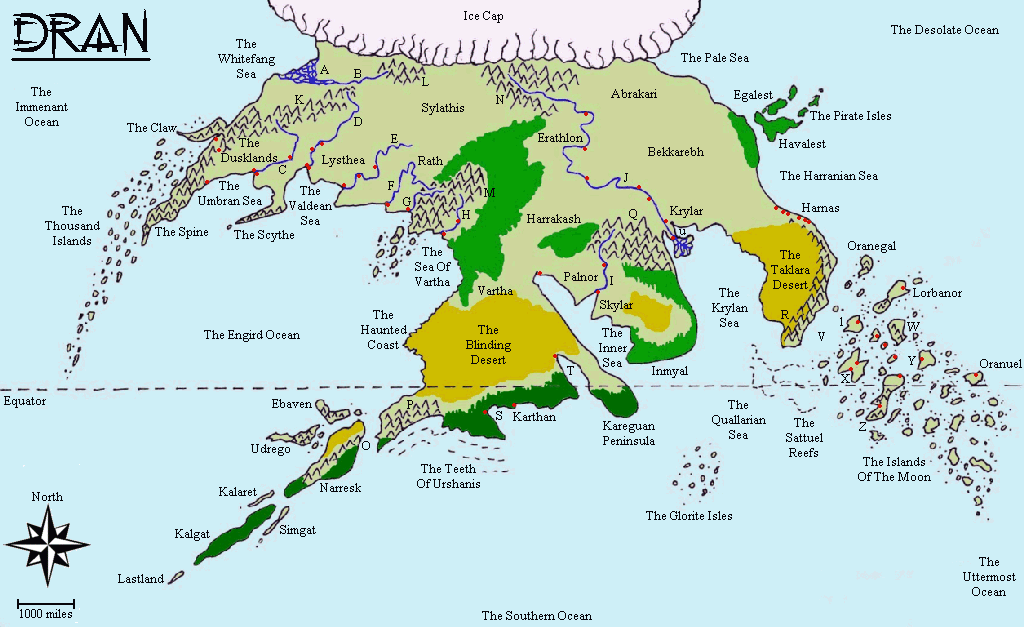 Map of Dran