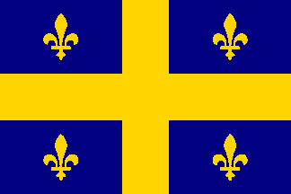 The flag of Quebec