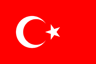 The flag of the Ottoman Empire